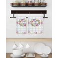 thumbnail image 3 of Happy Easter Kitchen Dish Towels for Drying Dishes Set of 3, Watercolor Floral Daisy Wreath Eggs Colorful Plaid Waffle Weave Microfiber Hand Tea Bathroom Towels Quick Dry & Absorbent Towel 15.7x23.6, 3 of 7