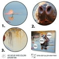 thumbnail image 3 of Designart "Hippo Pastoral Hippopotamus Mighty wall decor" Animals Wall Decor, 3 of 5