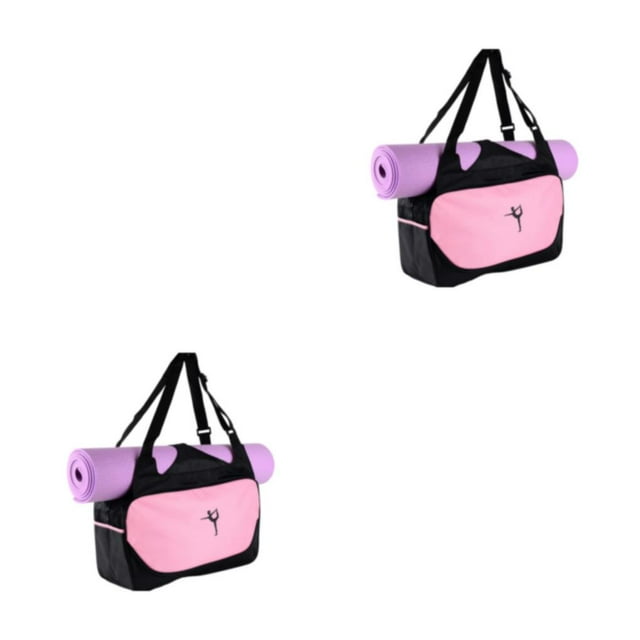 Maytalsory Versatile Yoga Sport Bag For Various Sports Activities Made With Oxford Cloth light pink 2Set