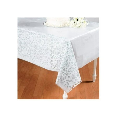 Wedding Lace Tablecloth - Party Supplies - 1 Piece