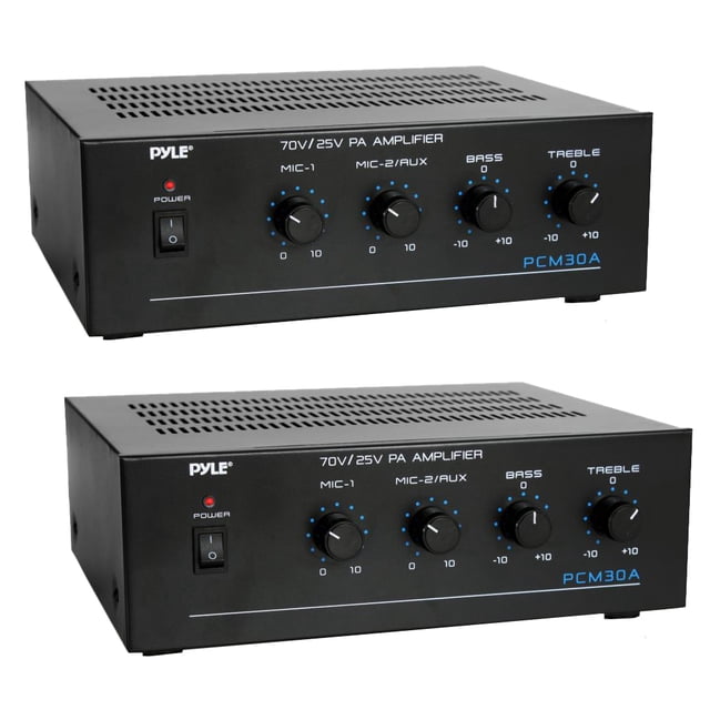 Pyle Home PCM30A 500W Bluetooth Amplificateur Récepteur Système Audio à Domicile (2 Pack)
