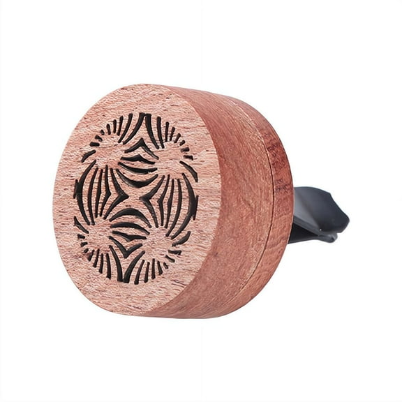 Wooden Car Diffuser Carved Car Aromatherapy Clip Aromatherapy Exquisite Car Air Freshener Auto Decoration