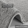 thumbnail image 3 of STARTWO Pure Light Gray Bathroom Rug Mat - Extra Soft, Non-Slip, Water Absorbent, Thick Shaggy Bath Mat for Shower and Bathtub, 3 of 7