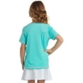thumbnail image 4 of Girls' Rash Guard Shirt - 2 Pack UPF 50+ Short Sleeve Quick Dry Swim Shirt (Size: 4-16), 4 of 7