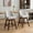 Beige, variant on Swivel Bar Stools Set of 2, 26" Counter Height Bar Stools with Back & Footrest, Upholstered Kitchen Island Chairs with Built-in Nailhead Trim for Home Bar, Pub, Beige