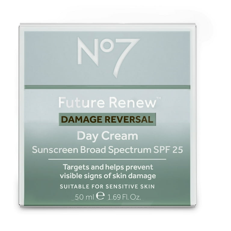 No7 Future Renew Day Cream with Peptides, SPF 25, UV
