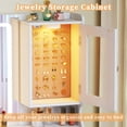 thumbnail image 6 of Vanity Desk with Mirror & Lights, 42‘’ Large Makeup Vanity with 2 RGB Jewelry Cabinets & 7 Drawers, White Vanity Table Set with Charging Station, Dressing Table with Lights Desk, 6 of 9