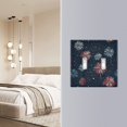 thumbnail image 4 of Yayeee Toggle Light Switch Wall Plate 2-Gang 4.56"x4.48" Decorative Outlet Cover, Starry Fireworks Pattern, 4 of 7