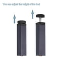thumbnail image 4 of Unique Bargains 2 Pcs Adjustable Height Center Support Leg, 7Inch Bed Support Legs, Grey, 4 of 7