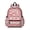 Baseballs and Stripes Red White Pattern, variant on Baseballs Bats Black Pattern Cute School Backpack with Padded Back and Adjustable Shoulder Straps 13.4"x11"x4.7"