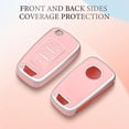 thumbnail image 6 of OFFCURVE for Chevy Key Fob Cover with Keychain,Premium TPU Full Protection Key Case Shell for Chevrolet Equinox Camaro Cruze Malibu Impala Spark Sonic GMC Buick Terrain Encore Allure Regal (White), 6 of 6