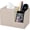 Beige, variant on Square Tissue Box Cover,Multifunctional Tissue Box Holder,Tissue Box with Storage,Tissue and Remote Control Holder,Tissue Box Decorative Desk Organizer for Home&Office