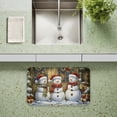 thumbnail image 3 of Stupell Industries Rustic Snowman Trio Printed Anti-Fatigue Floor Mat, design by Creative Studio, 30"x18", 3 of 9