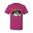 thumbnail image 2 of Wild Bobby, Cute Pug Life Living, Animal Lover, Men Graphic Tee, Fuschia, Large, 2 of 4