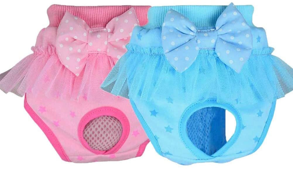 Dog Diapers Reusable Dog Period Diapers Female Sanitary Pants for Dog ...