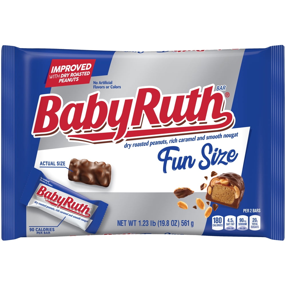 baby-ruth-fun-size-milk-chocolate-y-candy-bars-19-8-oz-bag-walmart