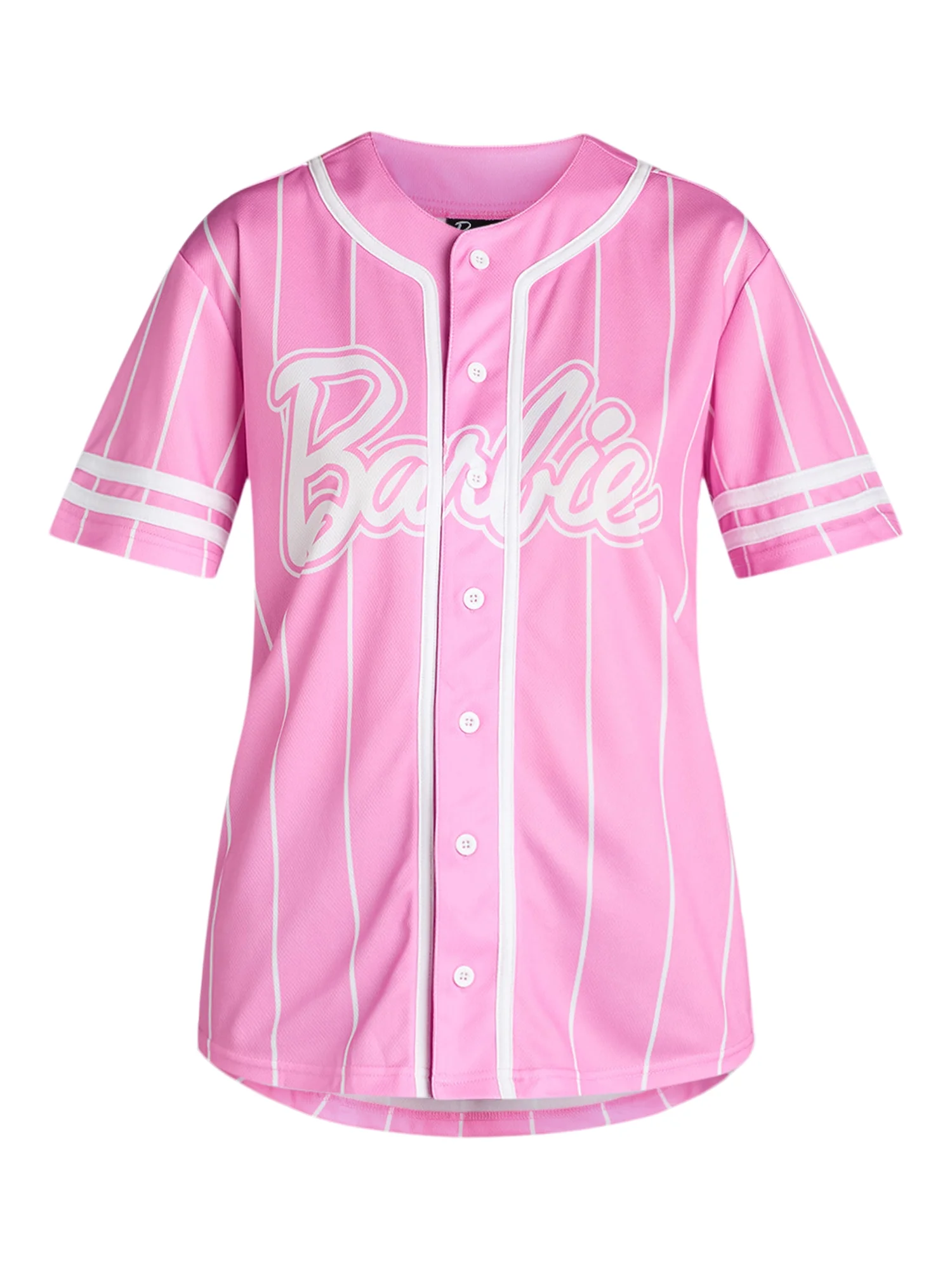 Barbie Juniors Graphic Baseball Jersey Sizes XS XXXL Walmart