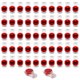 thumbnail image 1 of 55 piezas de conectores de empalme de gel UR de 3 puertos, conectores de cable rojo y transparente, 1 of 8