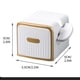 thumbnail image 3 of Exprimidor de pasta de dientes, dispensador manual de pasta de dientes, dispensador de jabón facial, pinza para pasta de dientes, gancho para baño, diseño compacto de plástico, gran volumen, 3 of 7