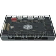thumbnail image 3 of Cooler Master PWM HUB,6 Ports for Addressable RGB Lighting with PWM,1 to 6 Multi Way Magnetic backplane Splitter 5V/3PIN RGB Case Fan Hub Adapter PWM ARGB Addressble Fan, 3 of 9