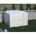 thumbnail image 1 of Arrow Classic Steel Storage Shed, 8x8, Flute Grey, 1 of 8