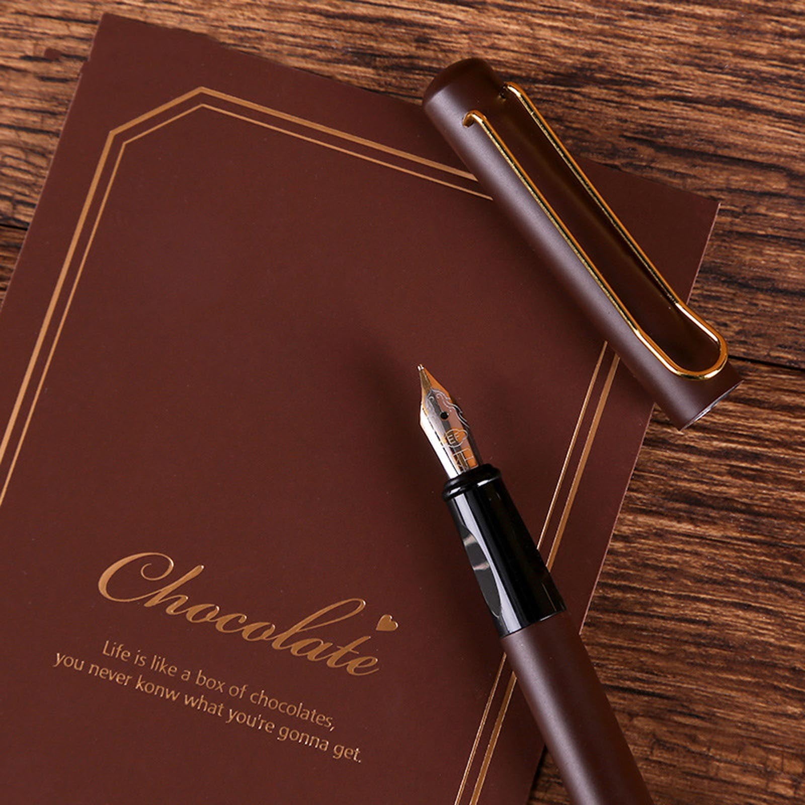 JGJJUGN Chocolate Weekly Planner Notebook Set, Task Tracker Organizer, Goal Planning Journal, Productivity Planner, Calendar Schedule Book, Wellness Journal, Gift for Creatives