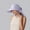 Purple, variant on Womens Wide Brim Sun Hat UV Protection Flap Design with Back Bow Detail and Adjustable Chin Strap - Beige