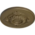 thumbnail image 3 of Ekena Millwork 13 3/4"OD x 1"P Monique Ceiling Medallion (Fits Canopies up to 3 3/4"), Hand-Painted Mississippi Mud, 3 of 6