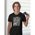 thumbnail image 2 of Gamer B. W. Design Icon T-Shirt Men -Image by Shutterstock, Male Small, 2 of 4