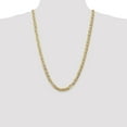 thumbnail image 2 of Auriga 14k Yellow Gold 7mm Anchor Chain Necklace 26 inch for Women, 2 of 6