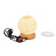 thumbnail image 3 of Luz De Mesa Led, Lámpara De Escritorio De Bola De Ratán, Lámpara Esférica De Ratán De Mimbre A Cuadros Moderna, Luz De Noche De Madera Para Cabecera Advancent HA024710-01, 3 of 6