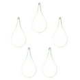 thumbnail image 2 of OFFIGAM Set of 5 Clear Teardrop Fillable Plastic Ornaments for Crafting, Party Decorations, and Storage Organizers, 2 of 10