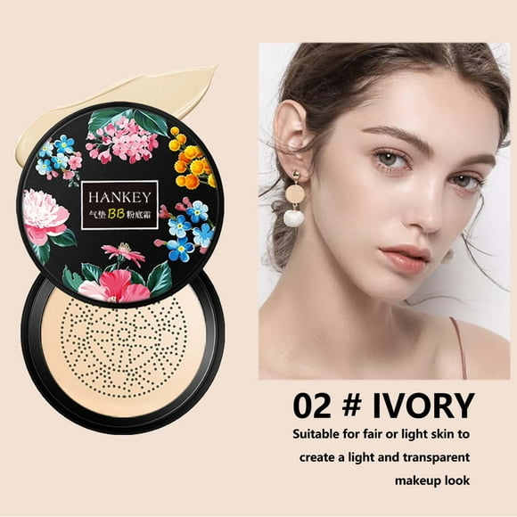 RKSTN Foundation Cushion Concealer Isolation Cushion Cream Moisturizing BBCream Lightweight & Medium Coverage Foundation