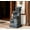 Grey#1, variant on Outdoor Water Fountain 3-Tier Resin Bears on Log Outdoor Waterfall Fountain,Water Fountain with LED Lights, Pump,Solar Water Fountain