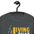 thumbnail image 3 of Living That Jumper Life Funny Novelty T-Shirt (Dark Heather, M), 3 of 3