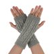 thumbnail image 1 of Guantes sin dedos de punto elástico unisex INSPIRE CHIC gris claro talla única, 1 of 7