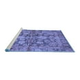thumbnail image 2 of Ahgly Company Machine Washable Indoor Rectangle Oriental Blue Traditional Area Rugs, 2' x 5', 2 of 4