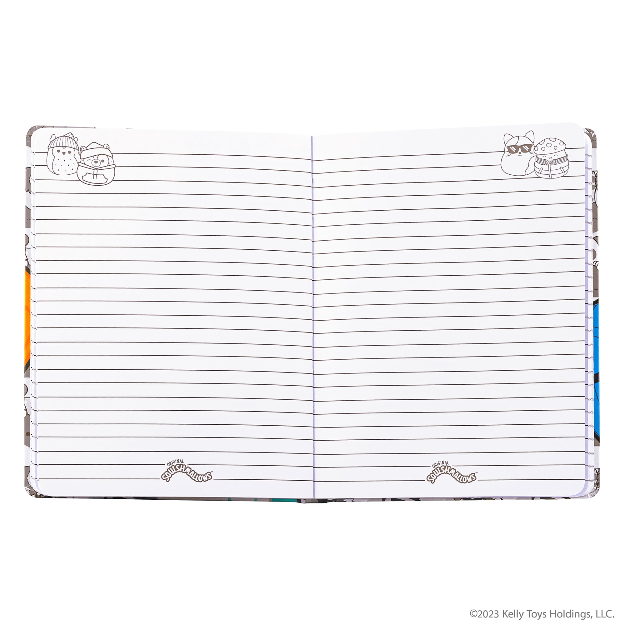 Squishmallows Multiple Characters Bound Journal, 80 Sheets, Multi Color