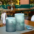 thumbnail image 3 of Yayeee Flameless Candles with Remote Flickering Battery Operated Multi Color Changing, Green Forest, 3 of 7