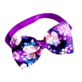 thumbnail image 1 of Collares para perros Methold Pajaritas Ajustable Accesorios para mascotas Flor morada PT003669-15, 1 of 6
