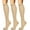 Beige, variant on Fuklindy 3 Pairs Medical Sport Compression Socks - 15-20mmhg Graduated Knee-High Support for Men & Women, Ideal for Soccer, Running, and Nurses