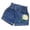 Z11-Blue, variant on LRen Girls Shorts Size 10-12 Y2k Baggy High Elastic Waisted Denim Shorts Cute Bow Embroidery Girls Jean Shorts Trendy Summer Streetwear