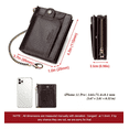 thumbnail image 2 of Tarjetero Hombre Cartera Caballero Piel Regalos Para Hombres marron oscuro, 2 of 5