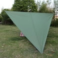 thumbnail image 2 of Toldo De Protección Solar, Toldo Para Exteriores, Senderismo Impermeable Para Acampar Al Aire Libre OTVIAP Verde militar plateado 5*5*5M, 2 of 8