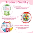 thumbnail image 4 of 36 Pcs Valentines Cards for Kids DIY Valentines Candy Cards with Bubble Gum Machine Design and Round Adhesive Shaker Pouches for Boys Girls School Party Favors, 4 of 8