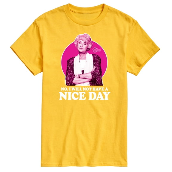 Golden Girls - Dorothy Will Not Have Nice Day - Men's Short Sleeve Graphic T-Shirt