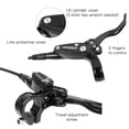 thumbnail image 4 of Graflsoa Hydraulic Disc Brake Set for Mountain Bikes - Aluminum Alloy, Black, Front/Rear Options, 1400-Right Hand Rear Brake, 4 of 6