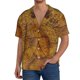 thumbnail image 1 of Fotbe Vintage Map Camisa Estampada de Manga Corta para Hombre, Casual de Verano, Estilo Playero, Sin Arrugas-XX-Large, 1 of 5