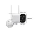 Uscallm Security Cameras Wireless Outdoor, 1080P WiFi Surveillance