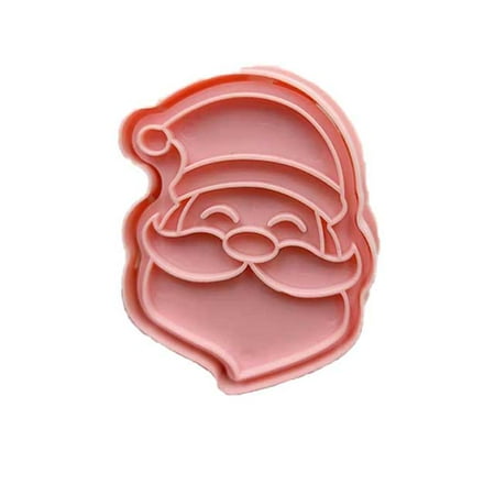 

Christmas Cartoon Biscuit Mold Cookie Cutter 3D Biscuits Mold ABS Plastic Baking Mold Cookie Decor